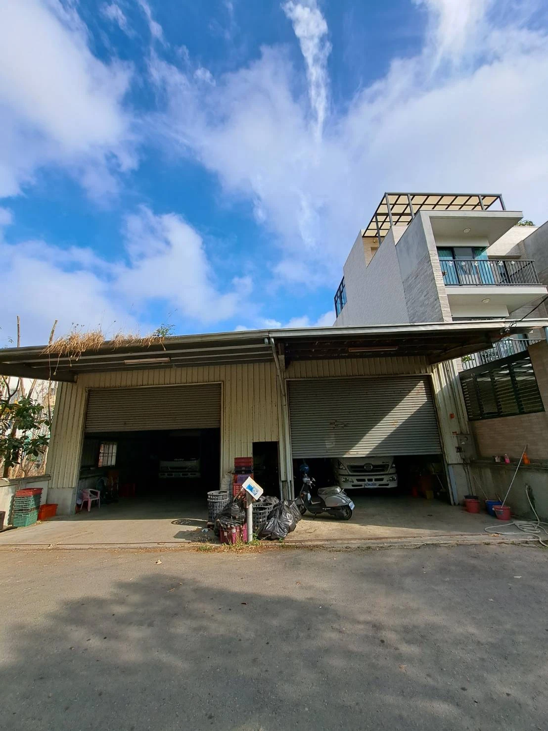 鐵皮屋頂更換前後比對