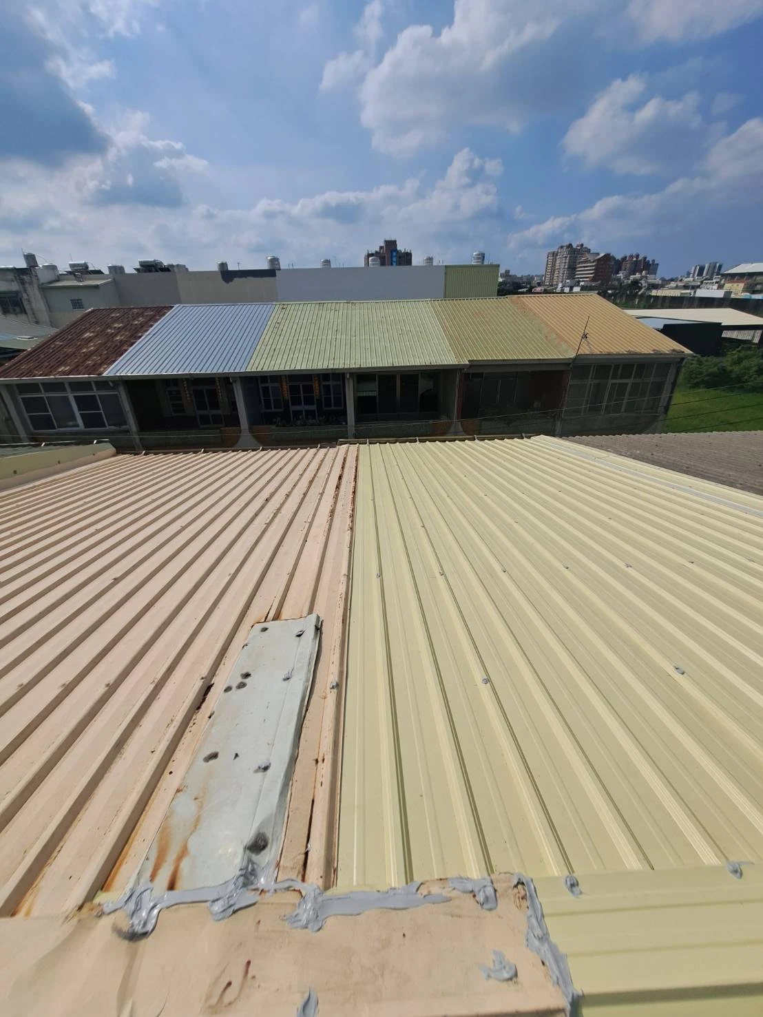 鍍鋅鋼板三合一鐵皮屋頂