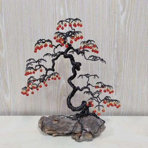 鋁線雕樹石創作