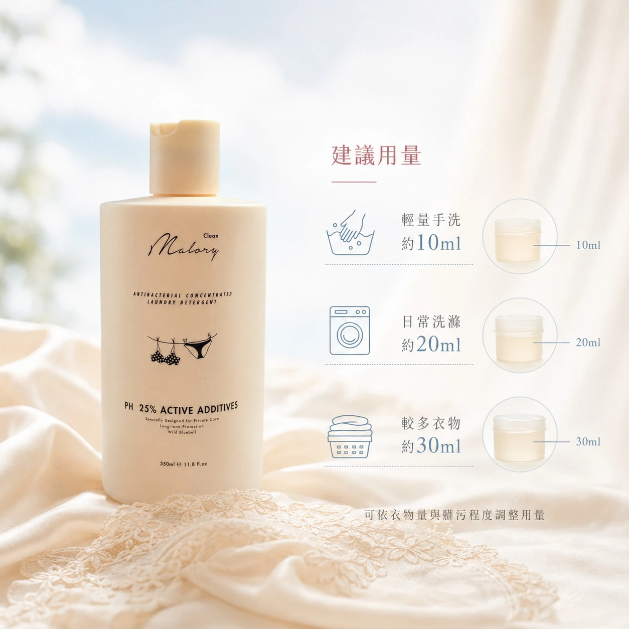 澳洲 MALORY 貼身衣物專洗液 350ml