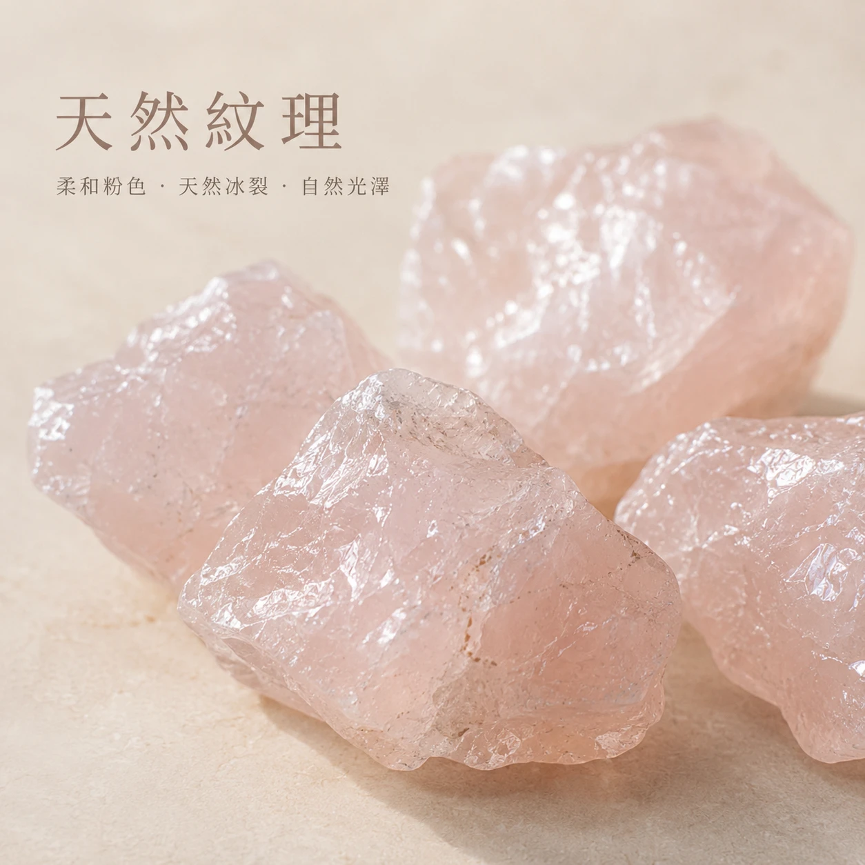 粉水晶原石