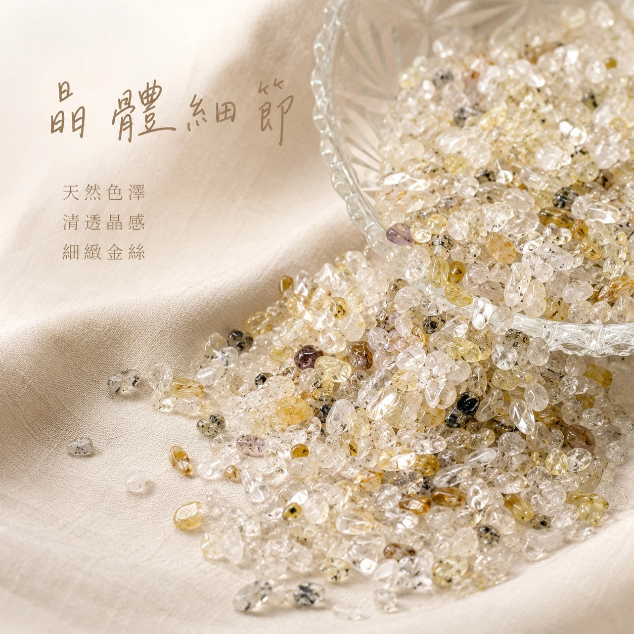 金髮晶碎石