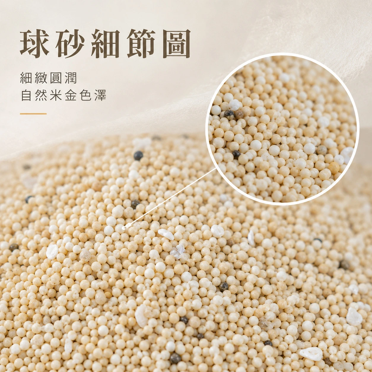 黃金球砂-1KG