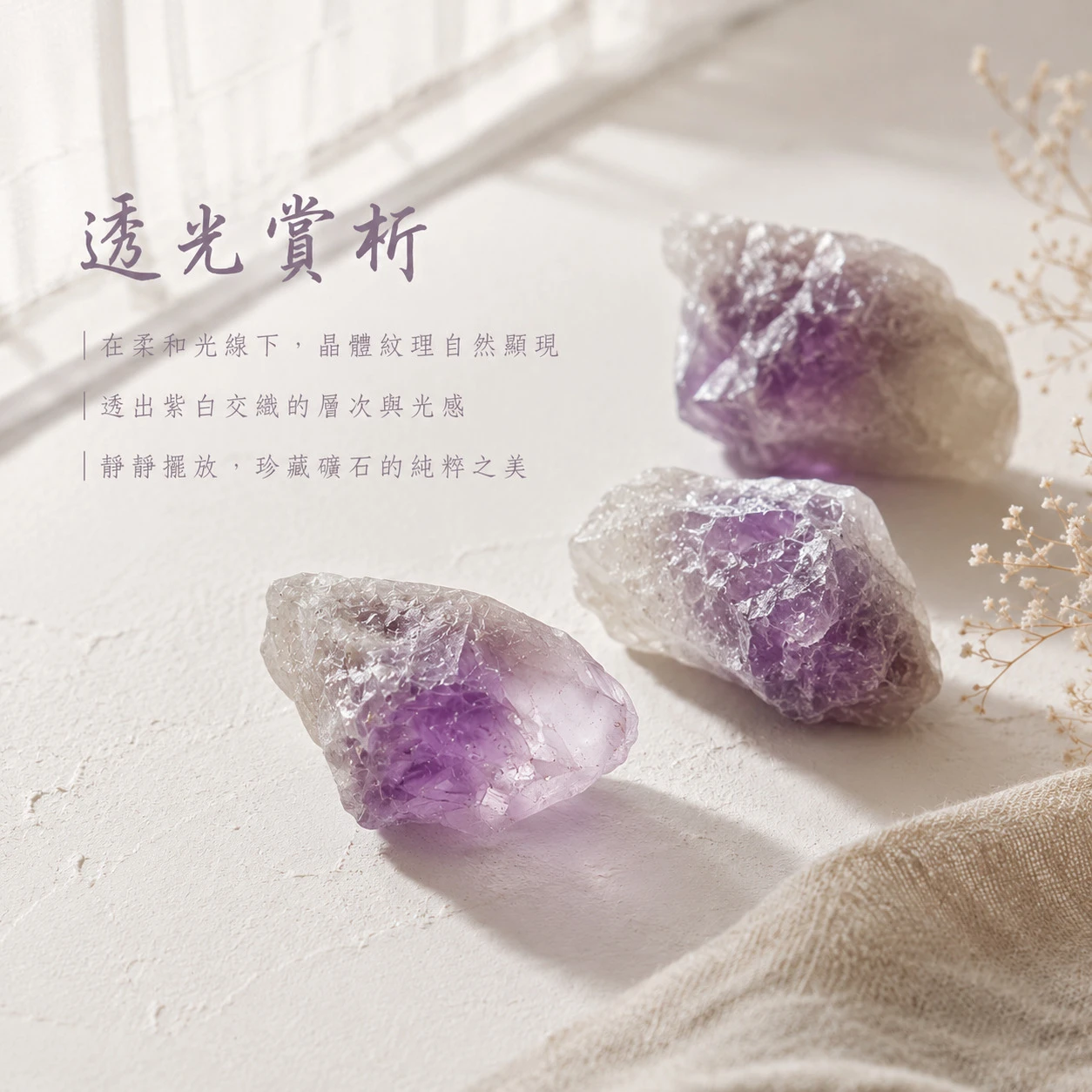 紫水晶牙碎石
