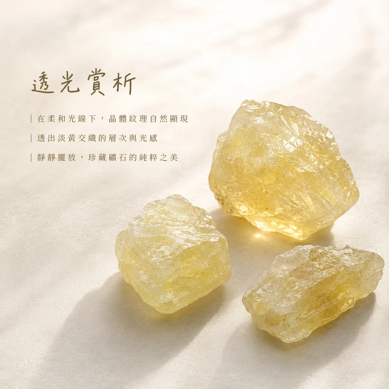 黃水晶原石