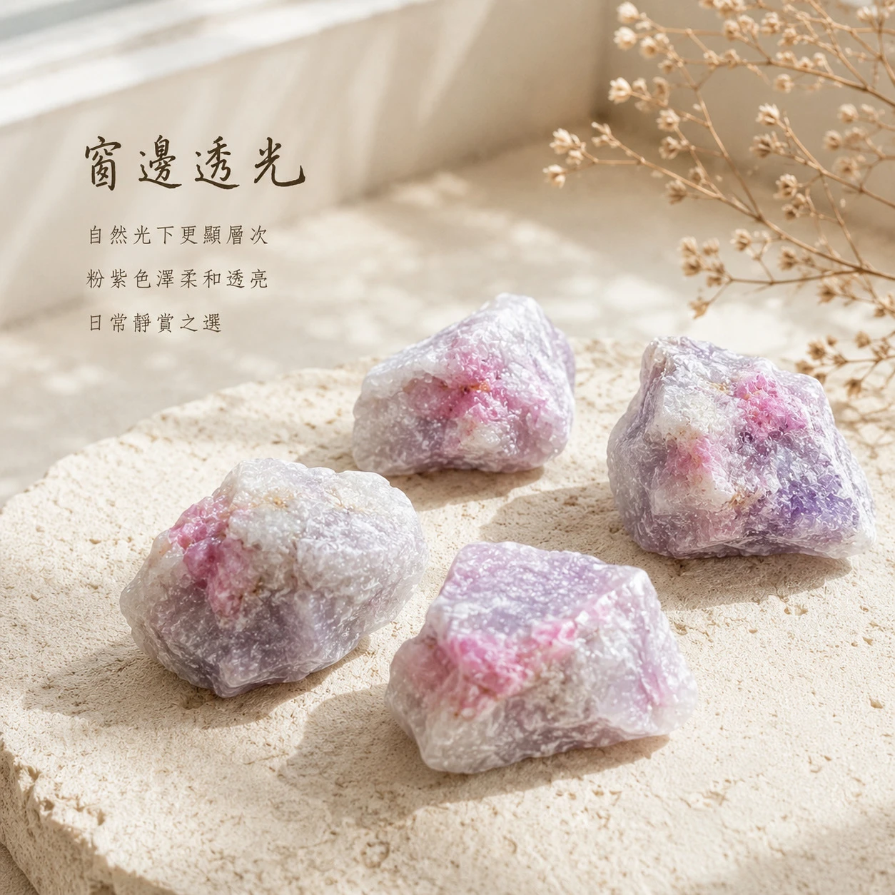 梅花碧璽原石