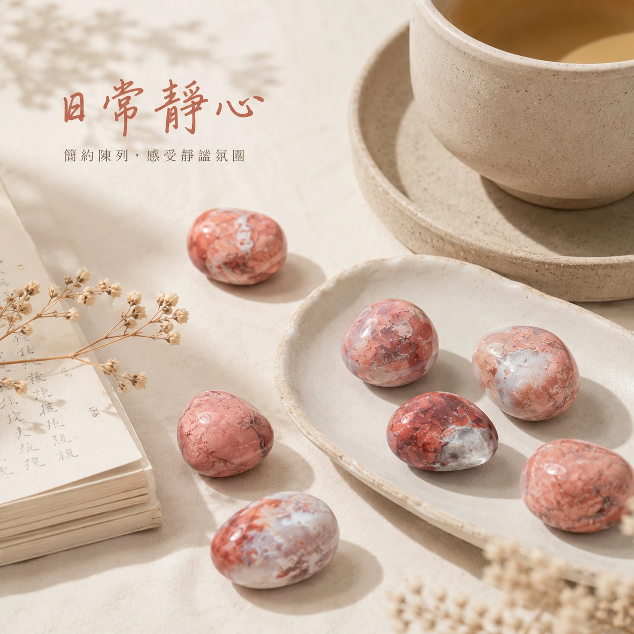 粉紅瑪瑙滾石