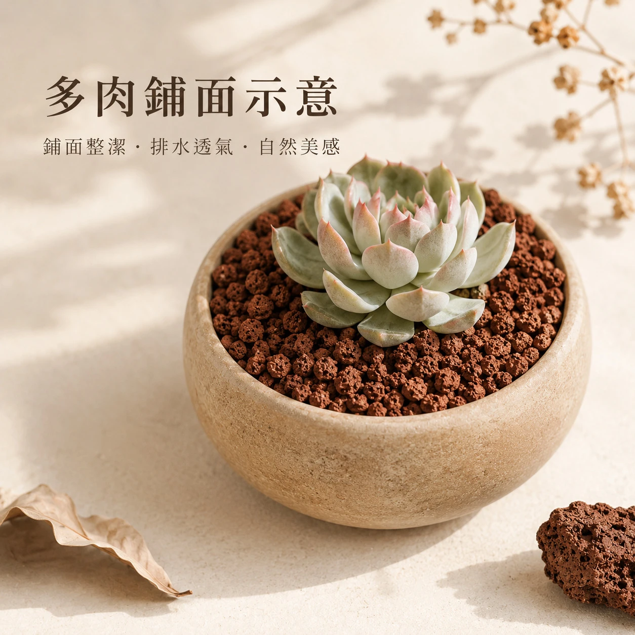 紅火山石-19KG