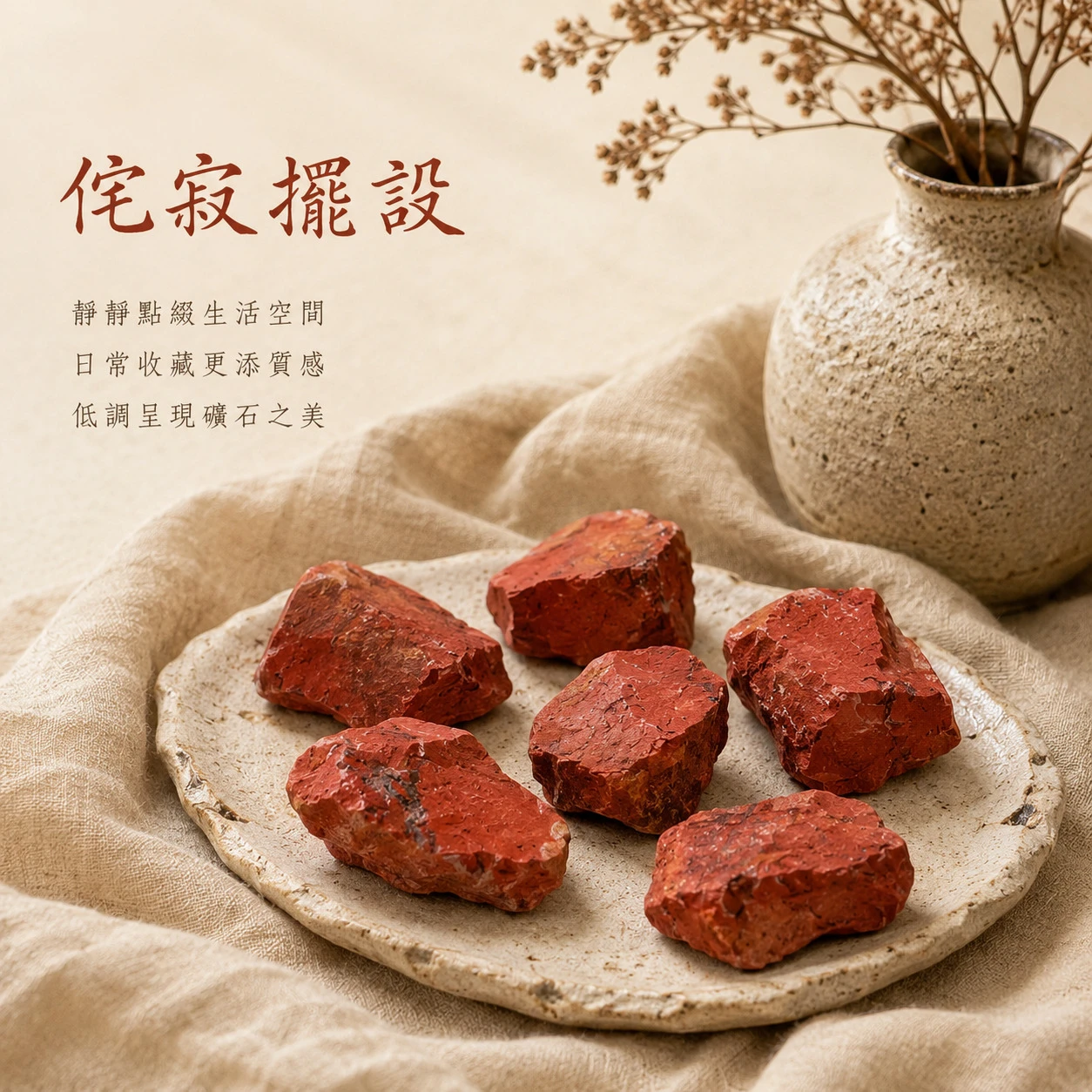 紅碧玉原石