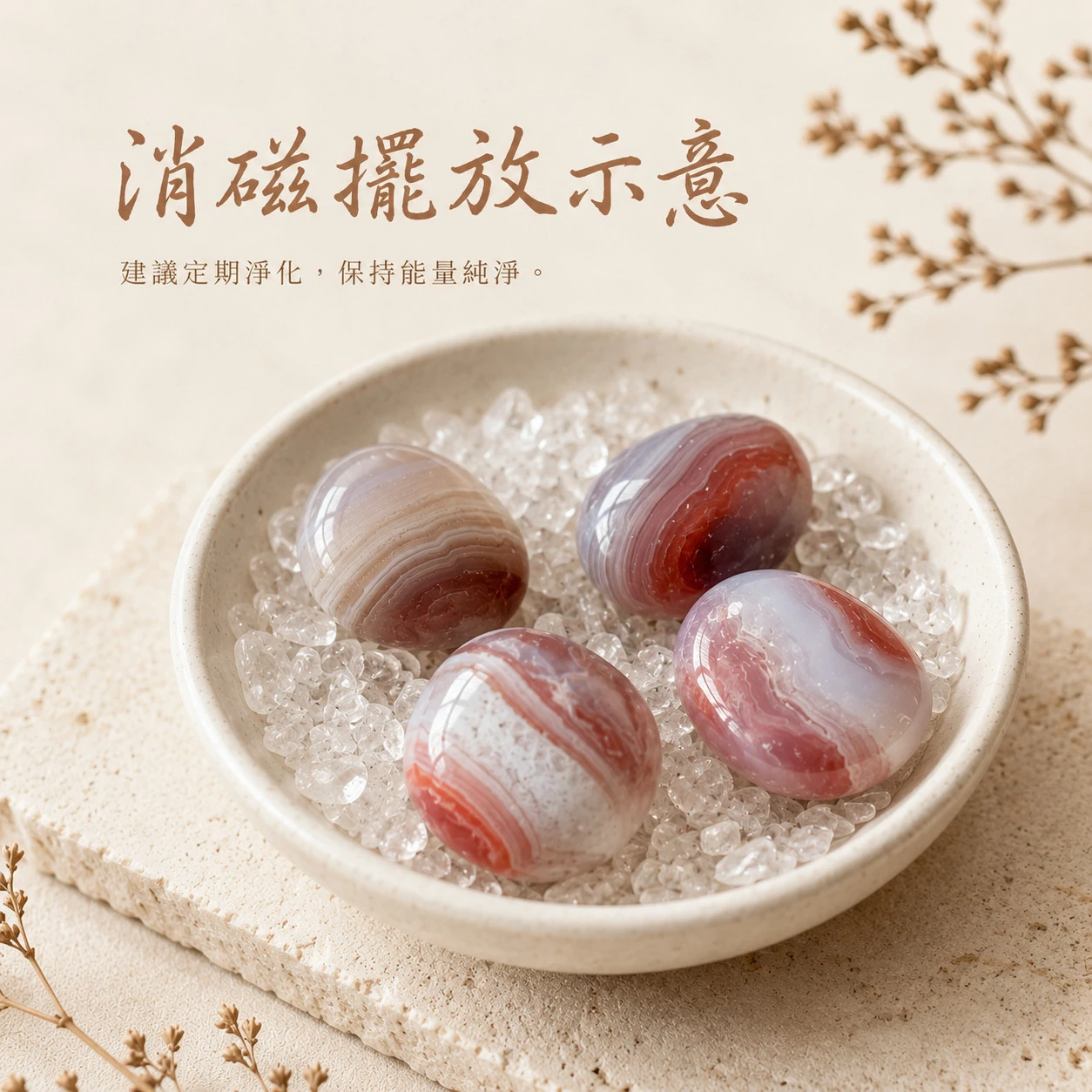 緋紅瑪瑙滾石