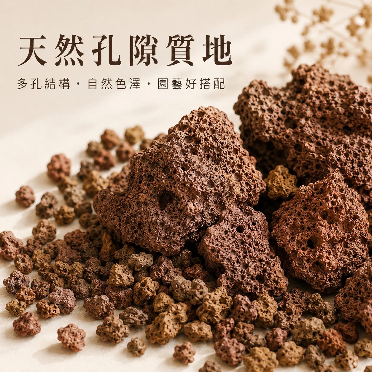 紅火山石-19KG