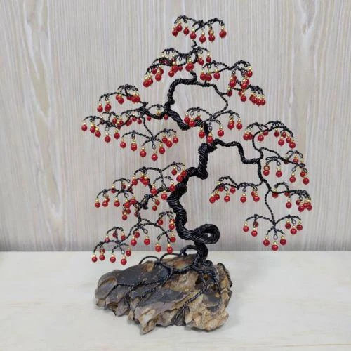 鋁線雕樹石創作