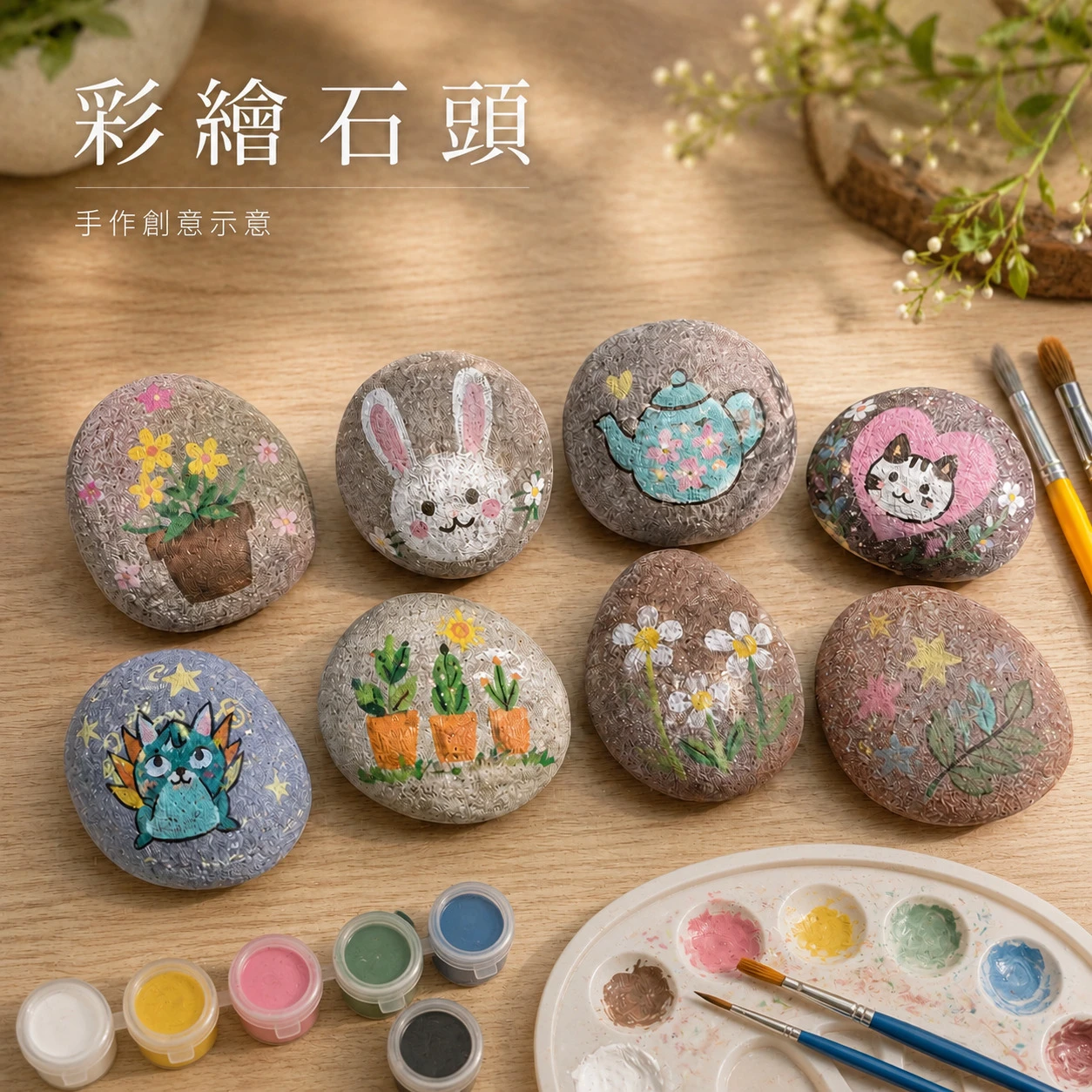 多彩海扁石-20KG