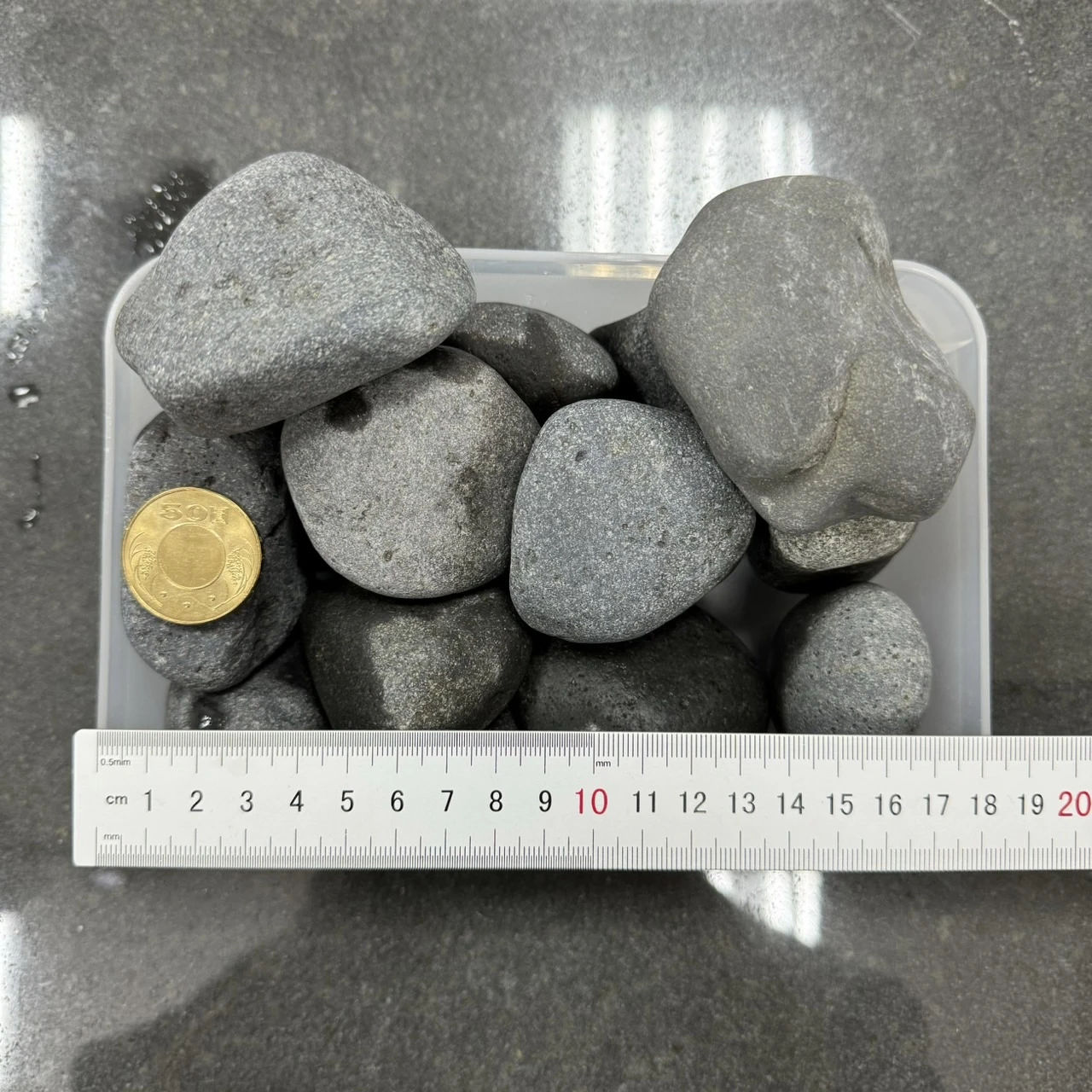 珍珠黑卵石-1KG