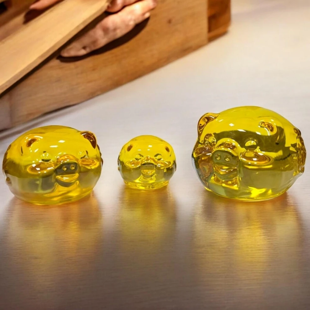 金黃琉璃~金豬