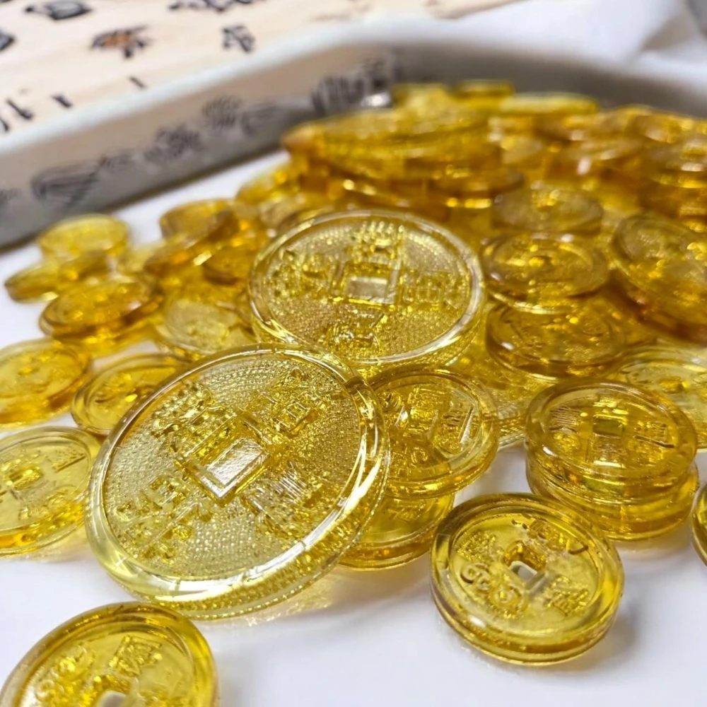 金黃琉璃~五帝錢