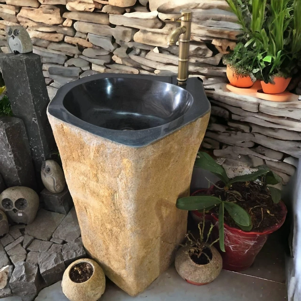 安山岩 原石洗手台A型