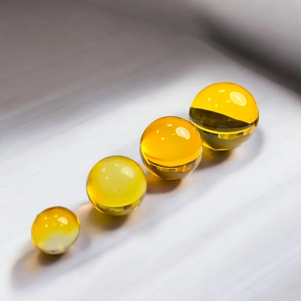琉璃~金黃轉運珠
