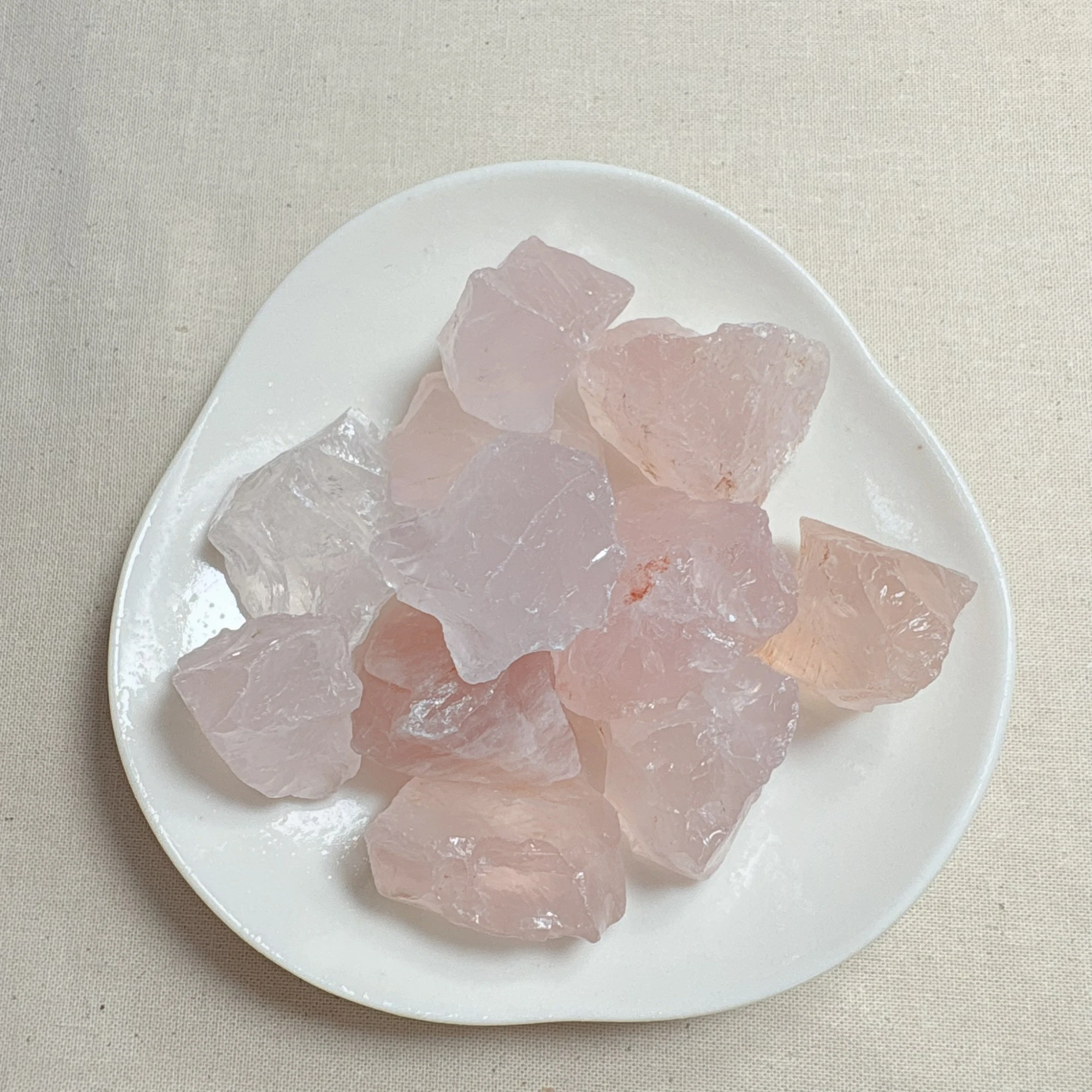 粉水晶原石