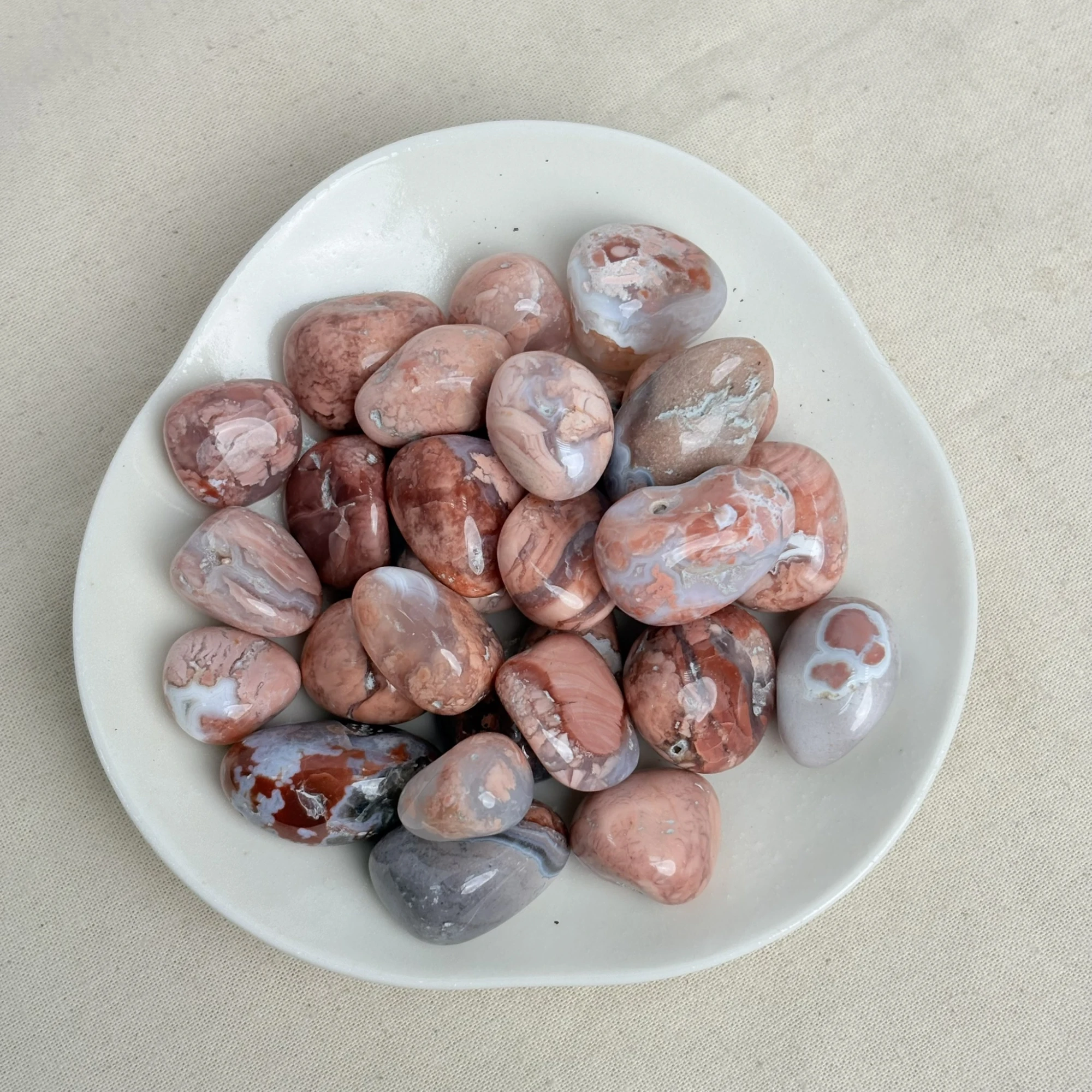 粉紅瑪瑙滾石