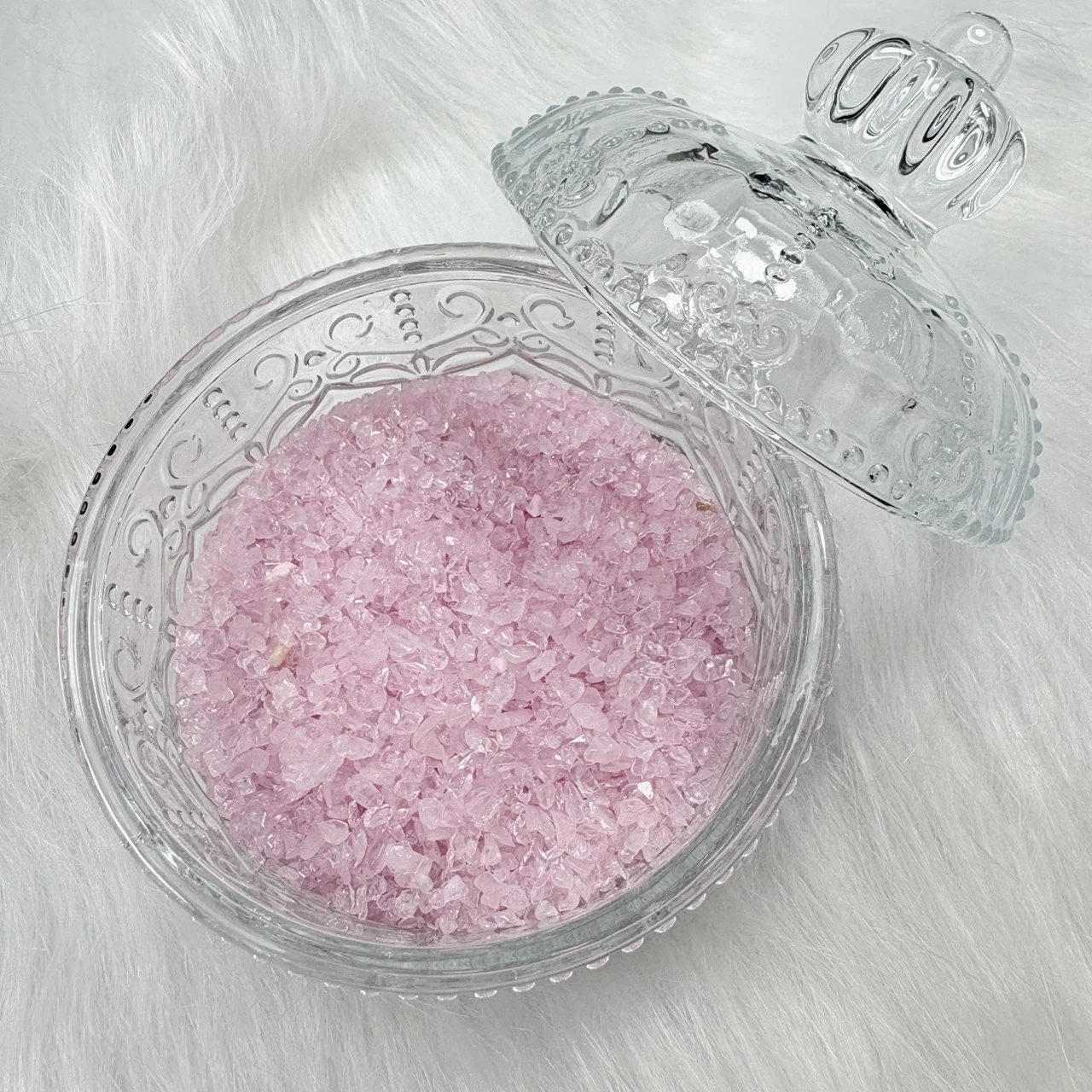 粉水晶碎石