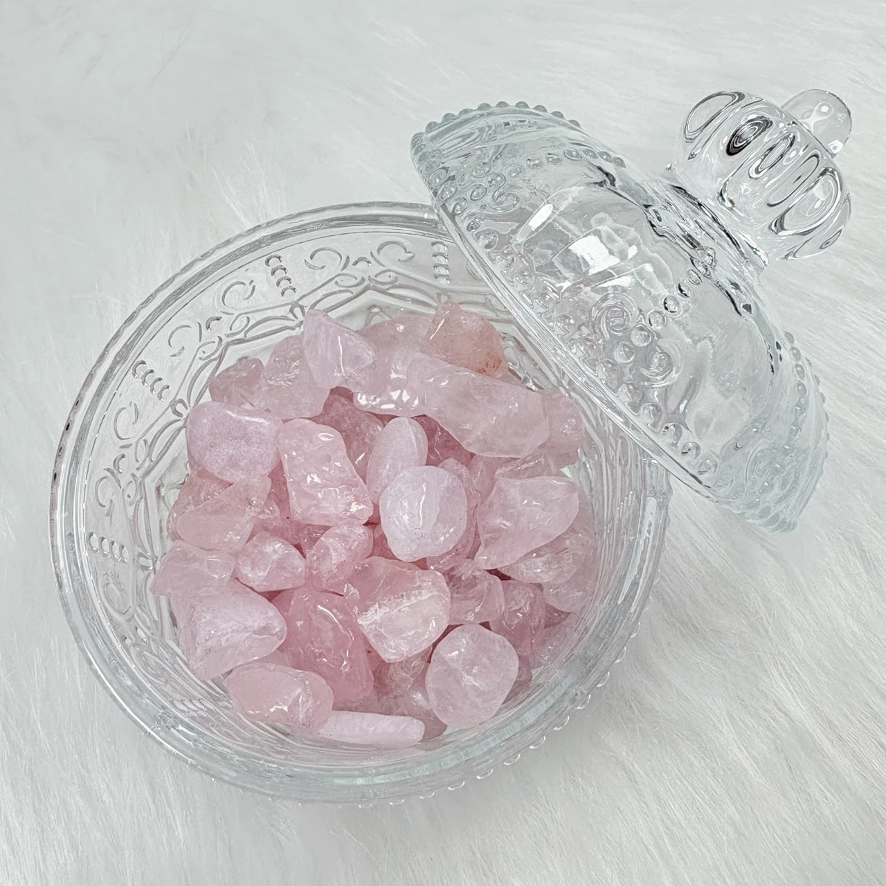 粉水晶碎石
