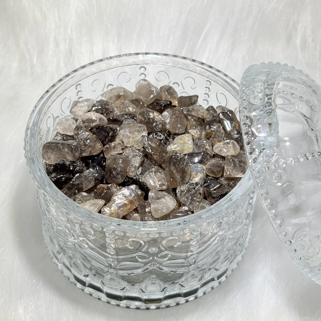 茶水晶碎石