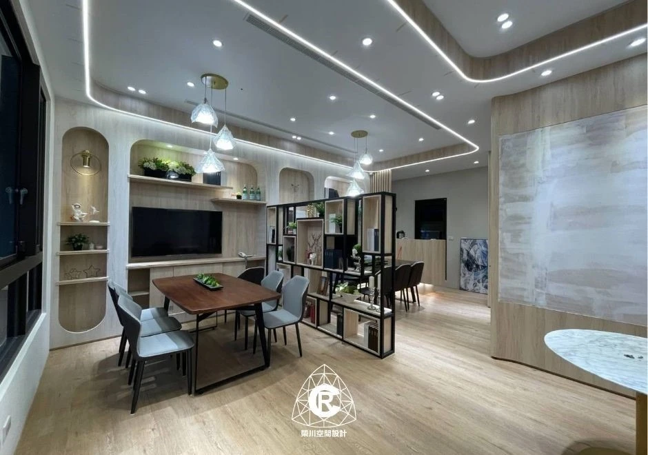 弧的元素｜日式北歐風｜平鎮室內設計