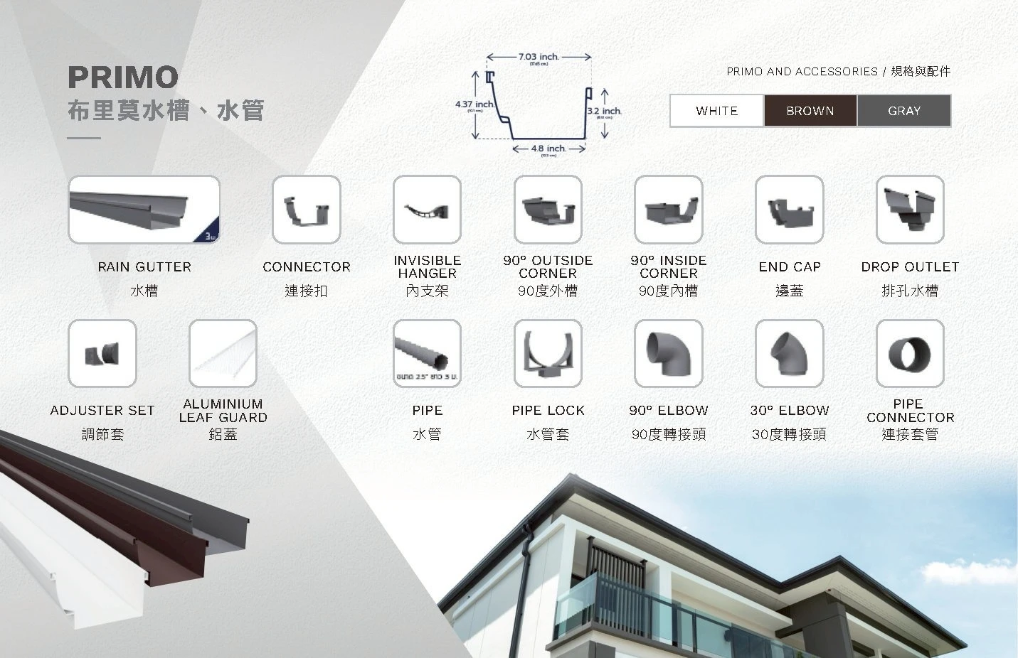 布里莫水槽、水管PRIMO AND ACCESSORIES