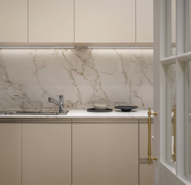 廚房設計|詠基帝和3<br> 南投草屯 | 廖公館 | 奶油風 | 帝通石 | LixiL | Electrolux 伊萊克斯 | BEST |