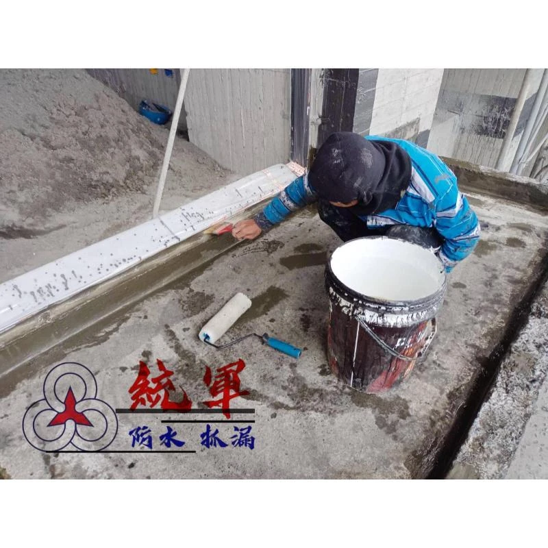 【高雄花台防水工程】 - 仁武區新建案花台防水施工。