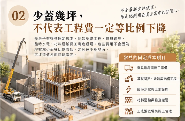 自地自建工程基本成本與工班施工流程