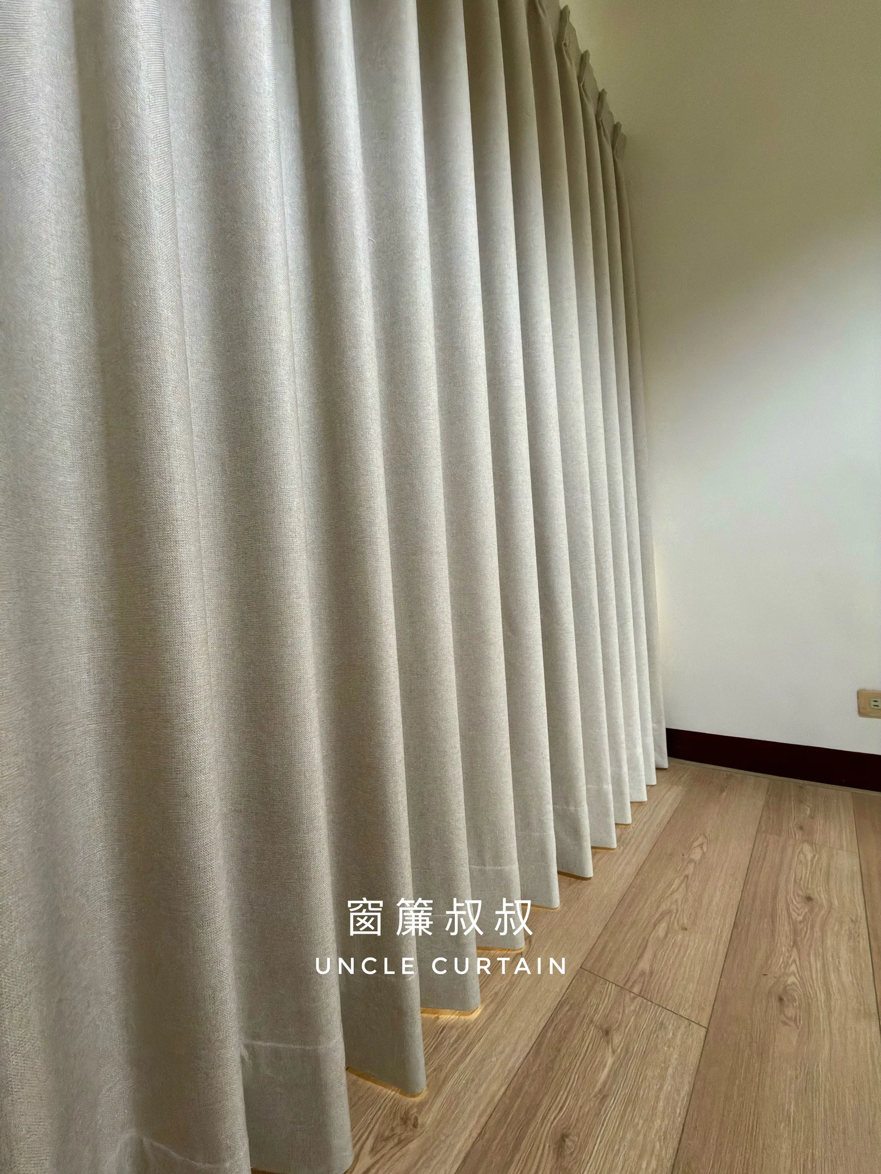 摺景布簾/紗簾