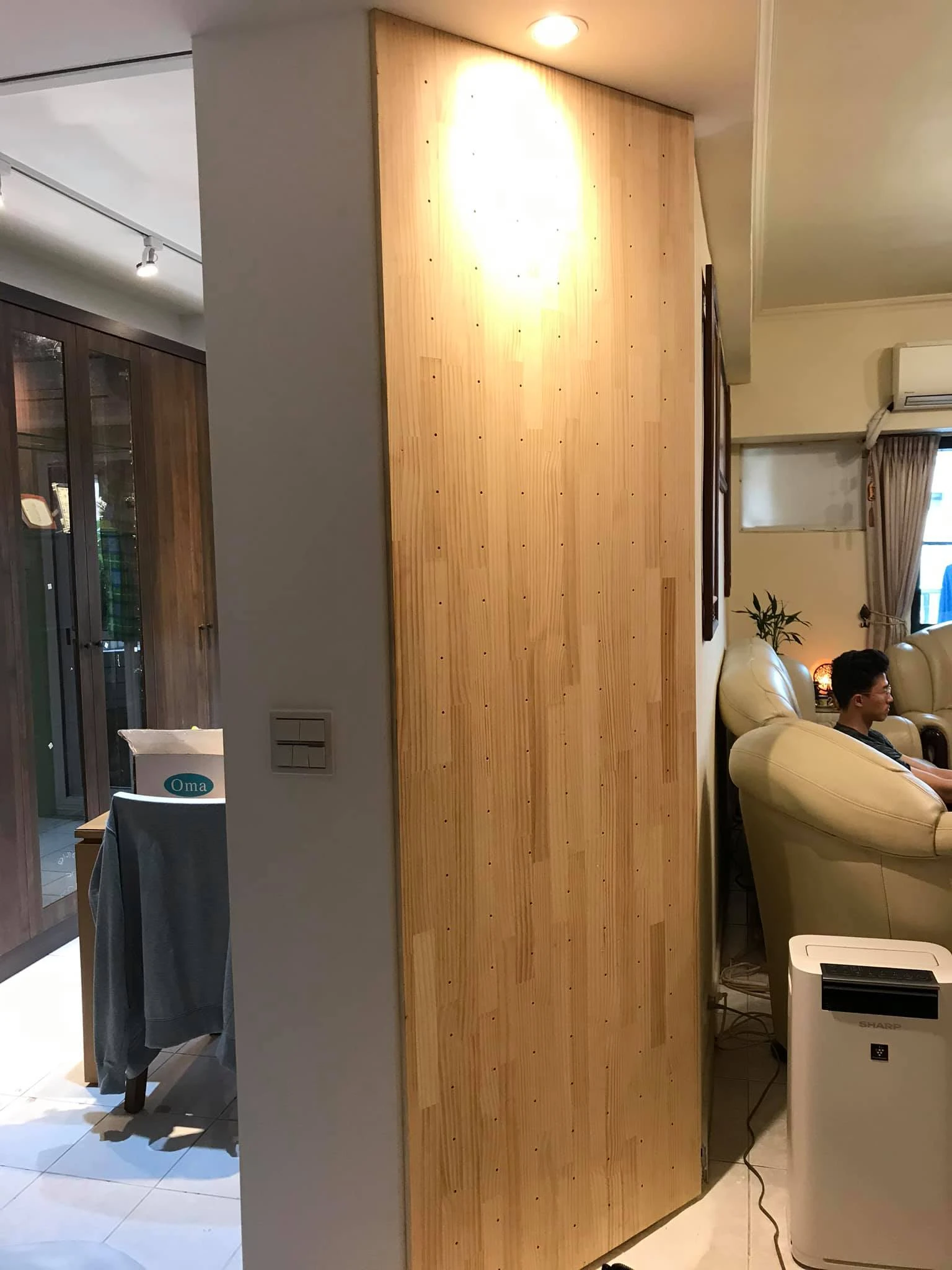 桃園｜天花板、包冷氣管，窗簾盒、書櫃、衣櫃