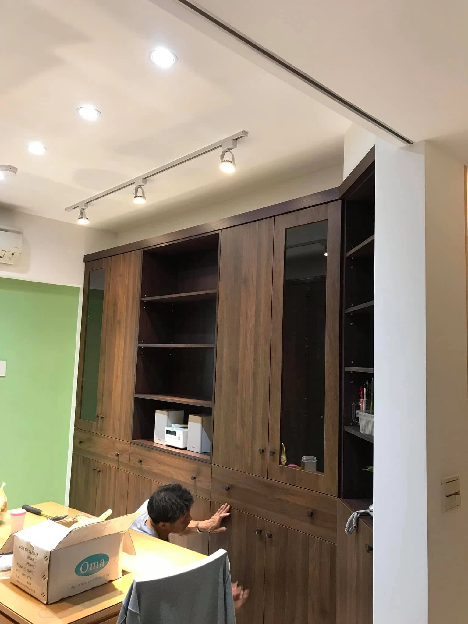 桃園｜天花板、包冷氣管，窗簾盒、書櫃、衣櫃