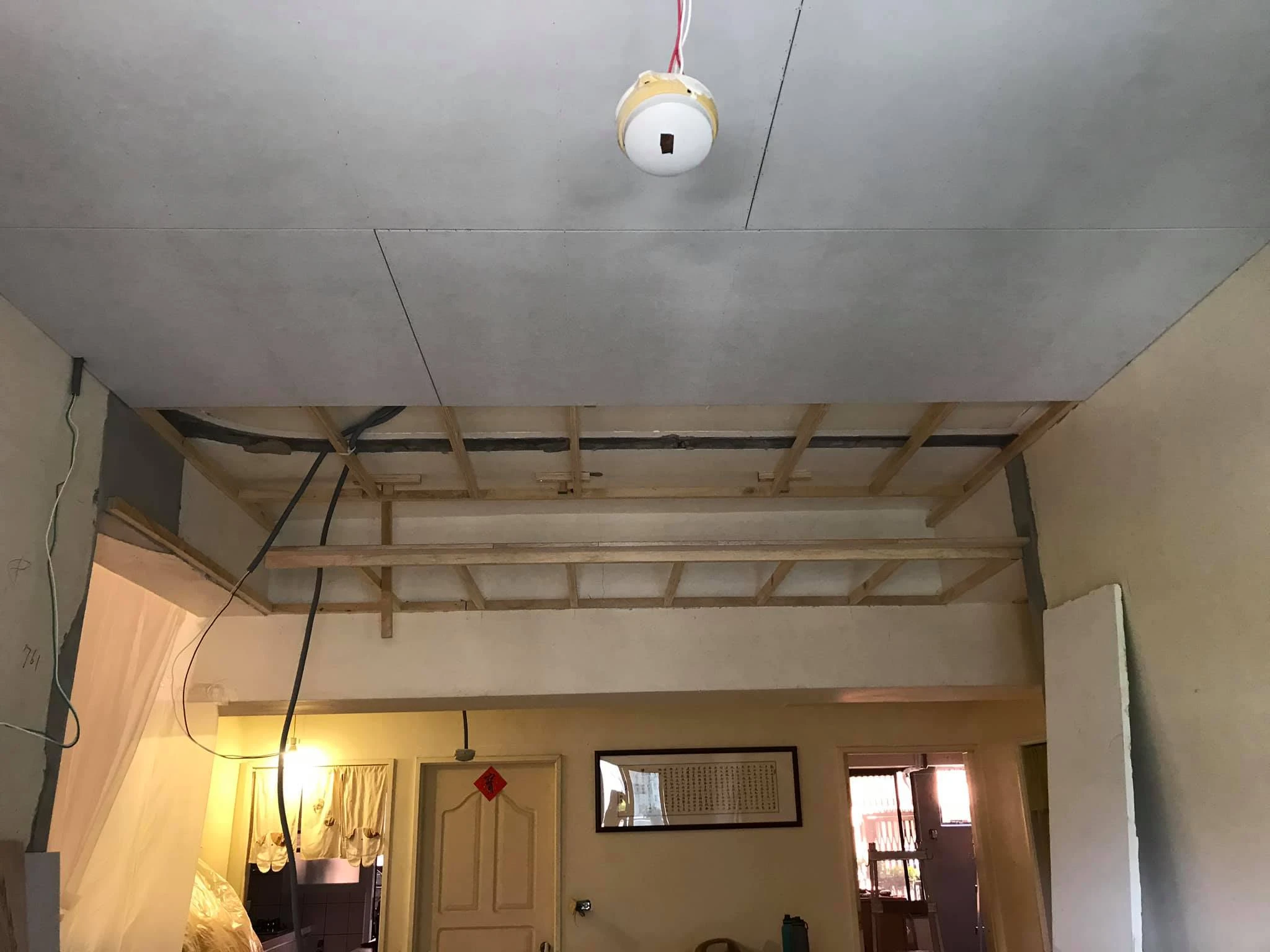 桃園｜天花板、包冷氣管，窗簾盒、書櫃、衣櫃