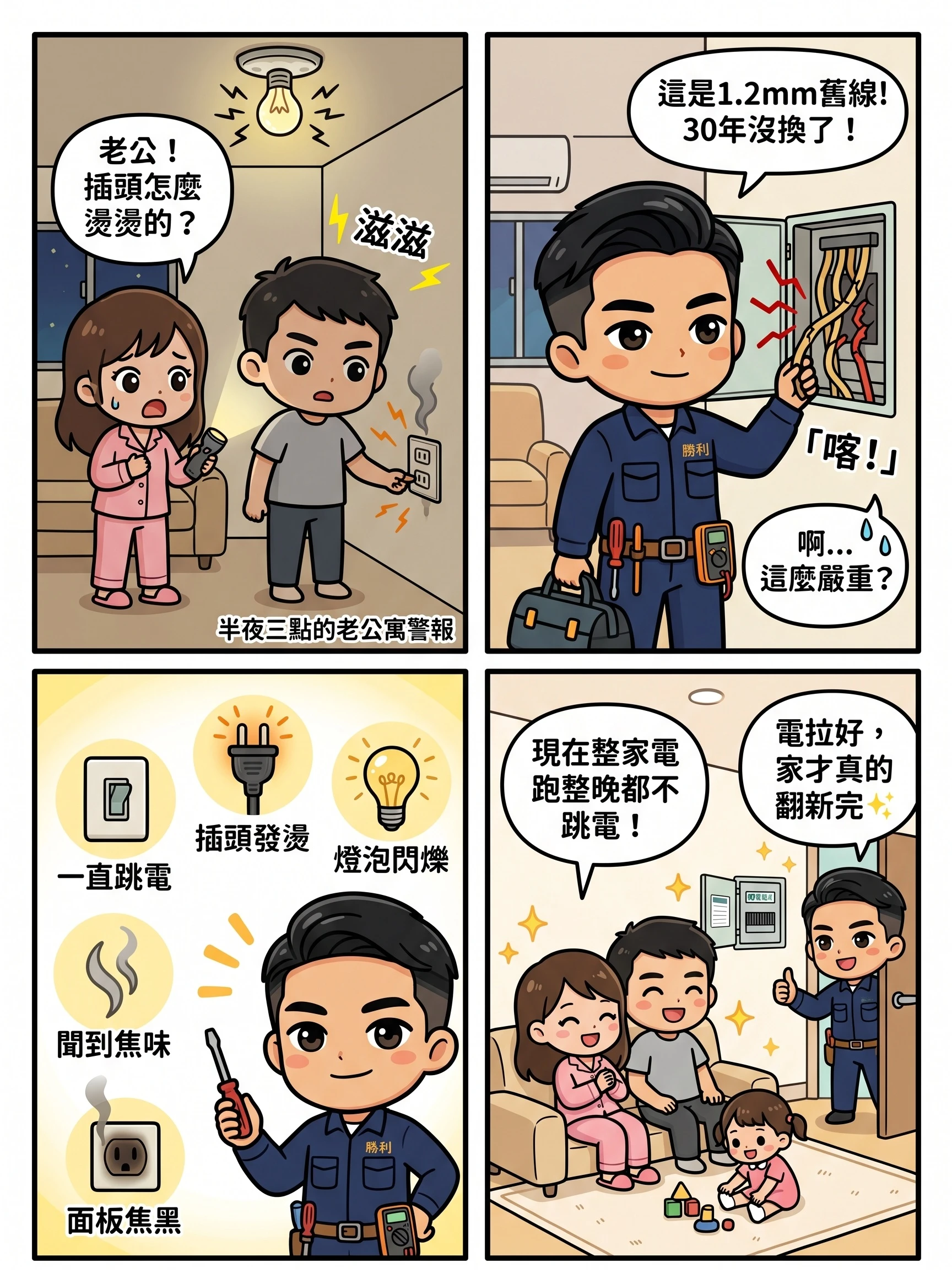 30年老屋電線一定要換嗎？土木技師＋設計師告訴你5個走火前兆  Old House Rewiring Signs 2026