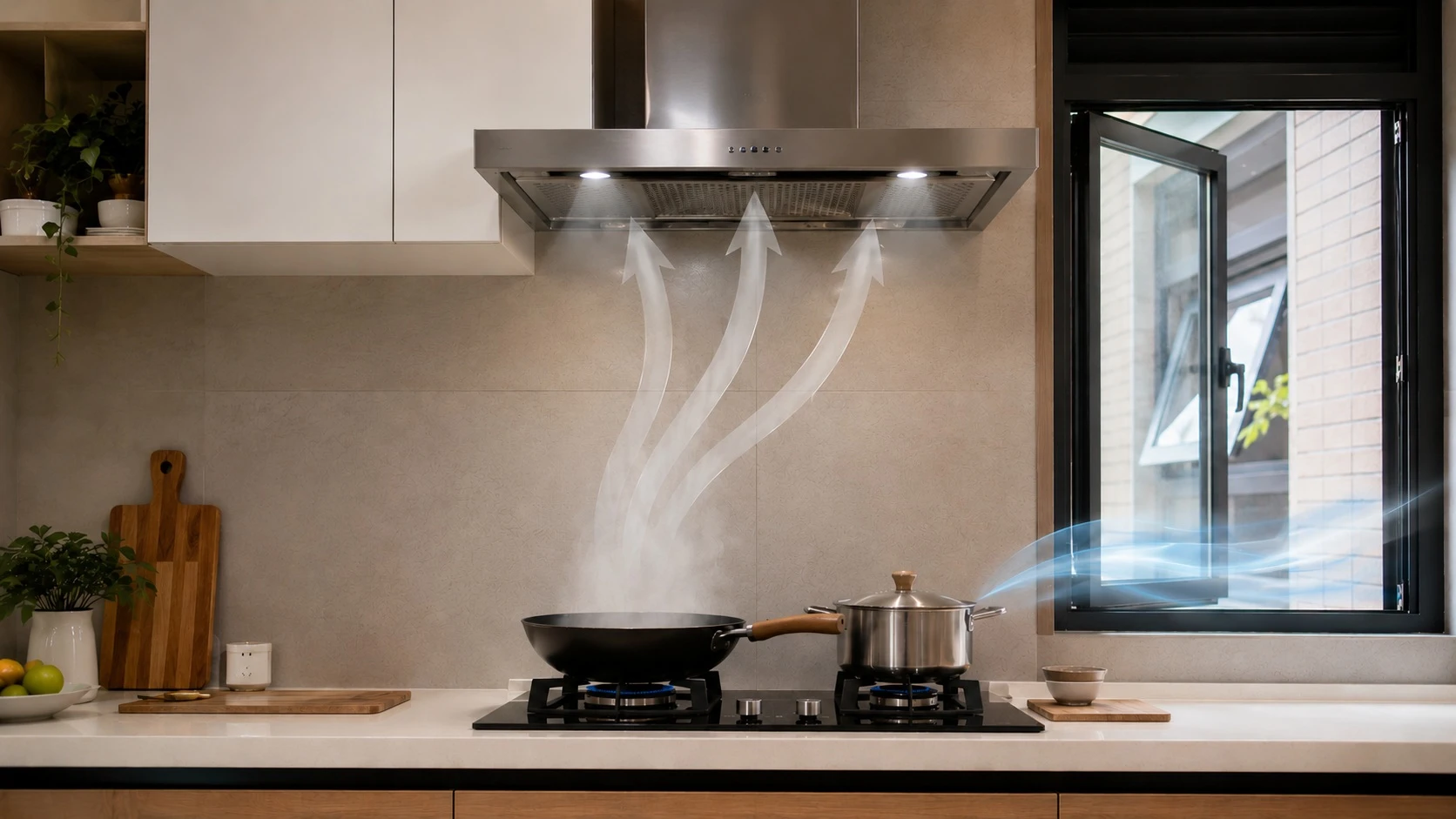 3.Open Kitchen Ventilation