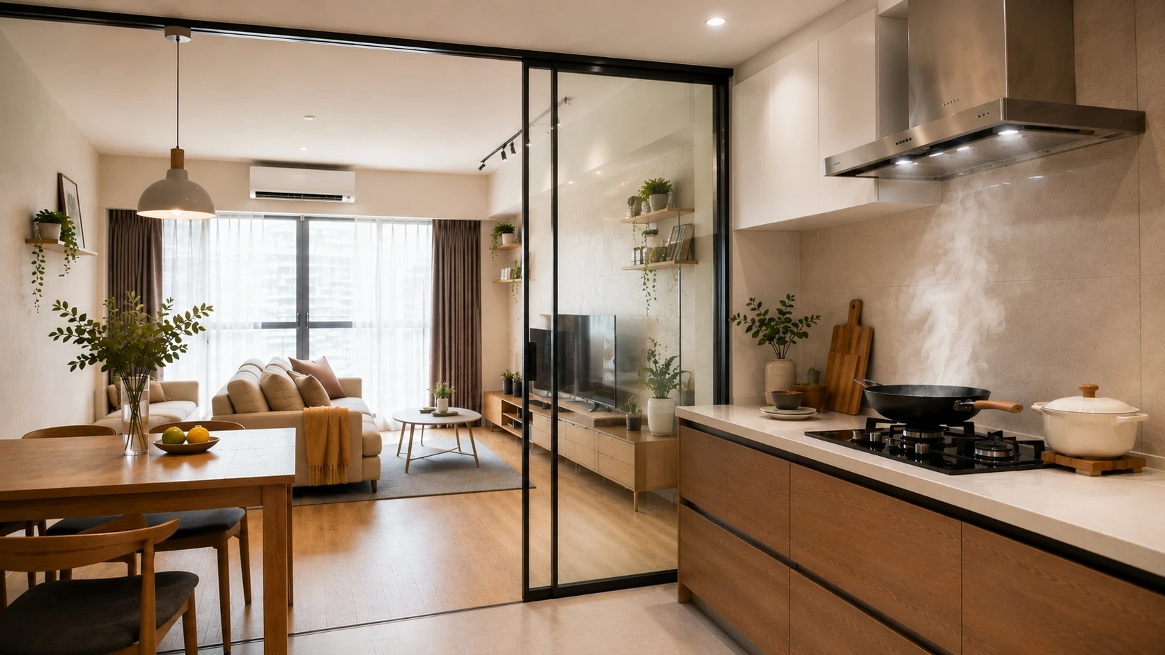 5.Open Kitchen Ventilation