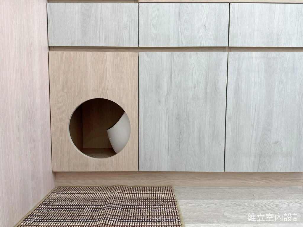 貓奴必看宅｜系統櫃藏砂盆功能兼具