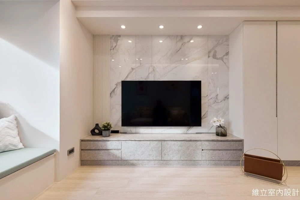 舊屋翻新|仿石薄板牆兩房機能宅