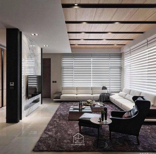 利用大理石及木紋的協調搭配/高雄室內設計/新興區室內設計