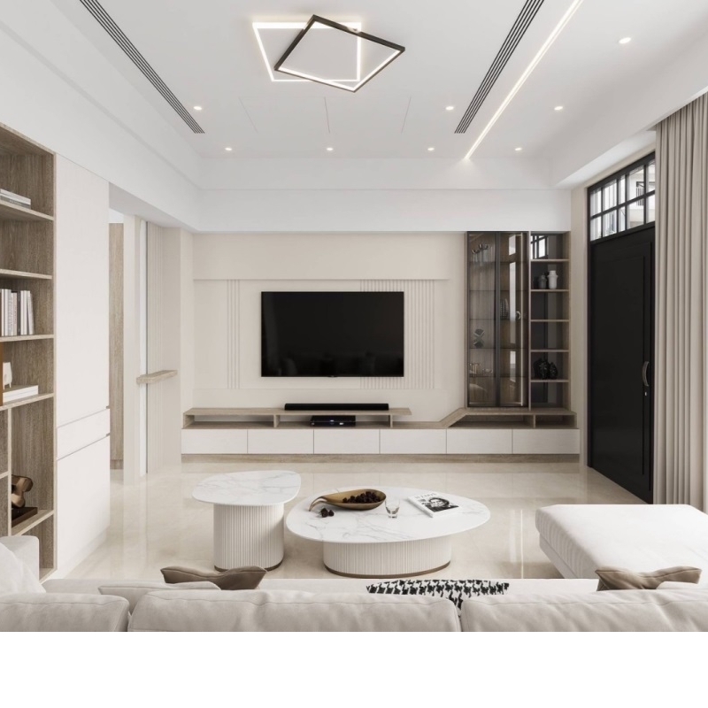 【台中室內設計】 簡約現代透天宅王宅