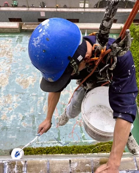 外牆垂降防水工程｜專業施工紀錄