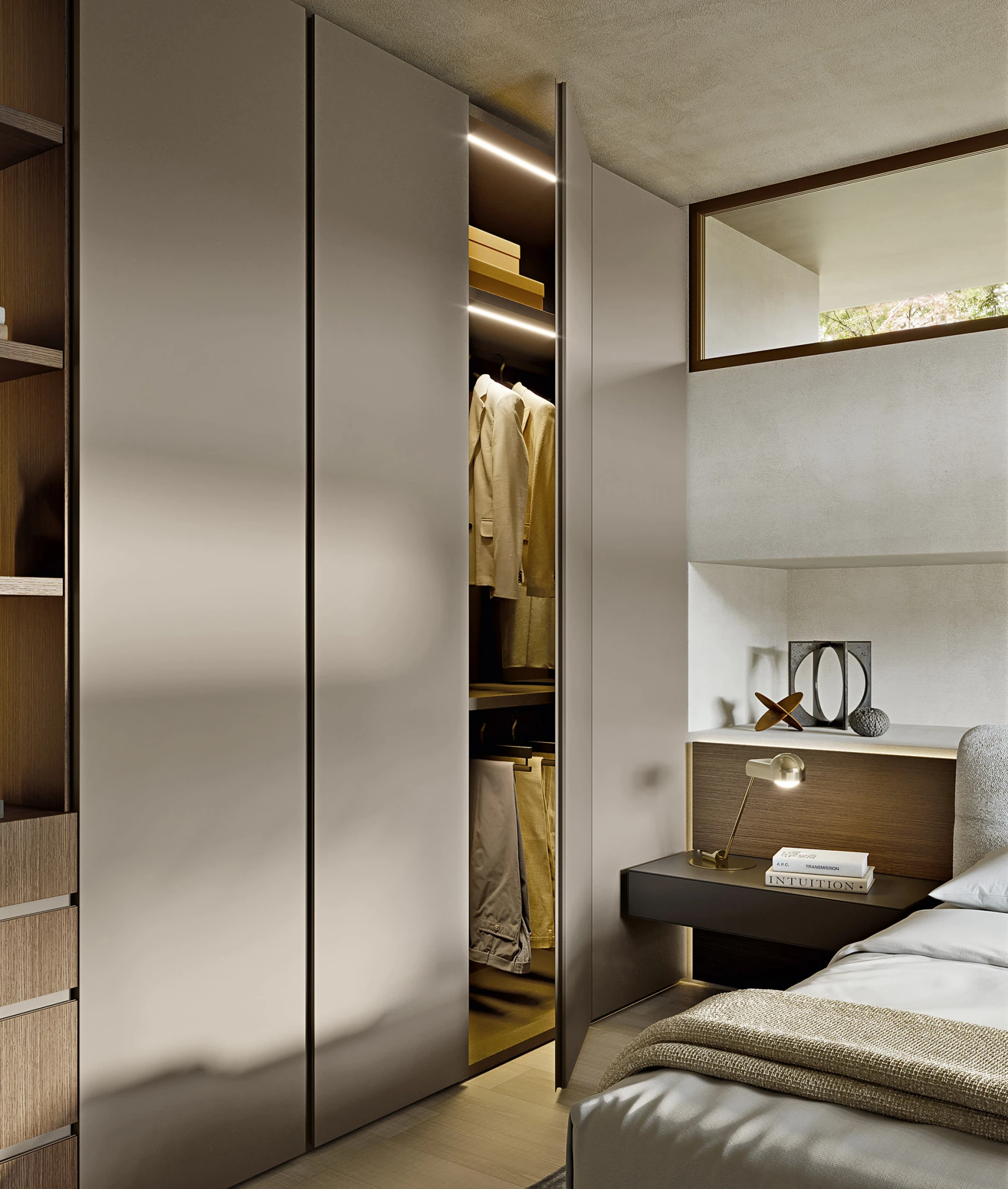 Corner and end wardrobes