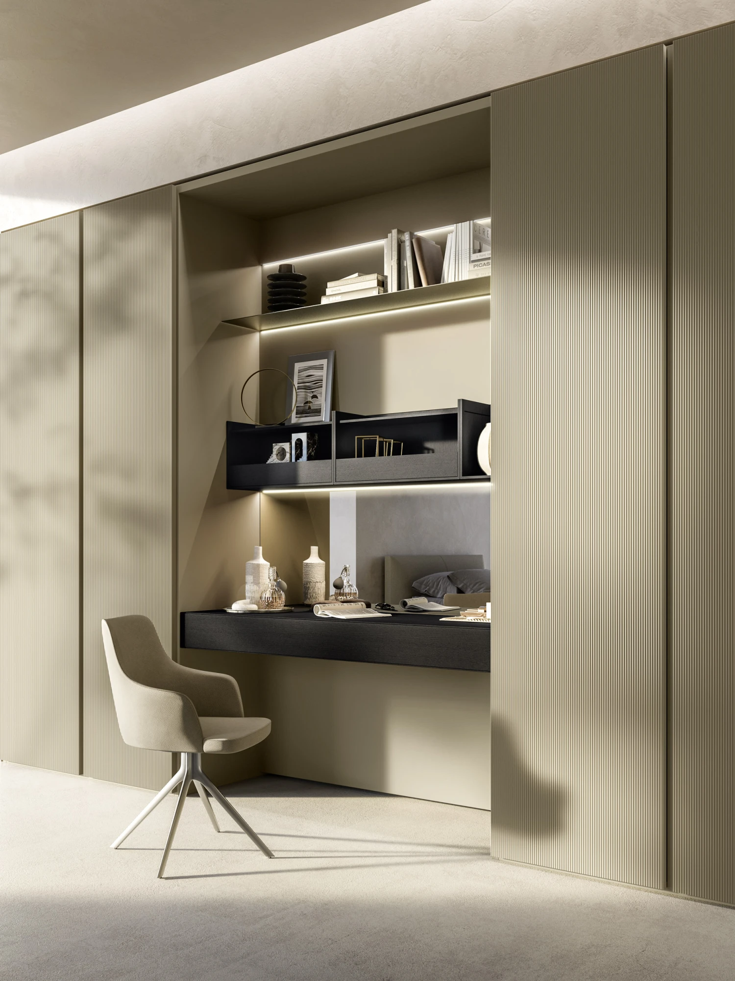 Wardrobe with Boiserie