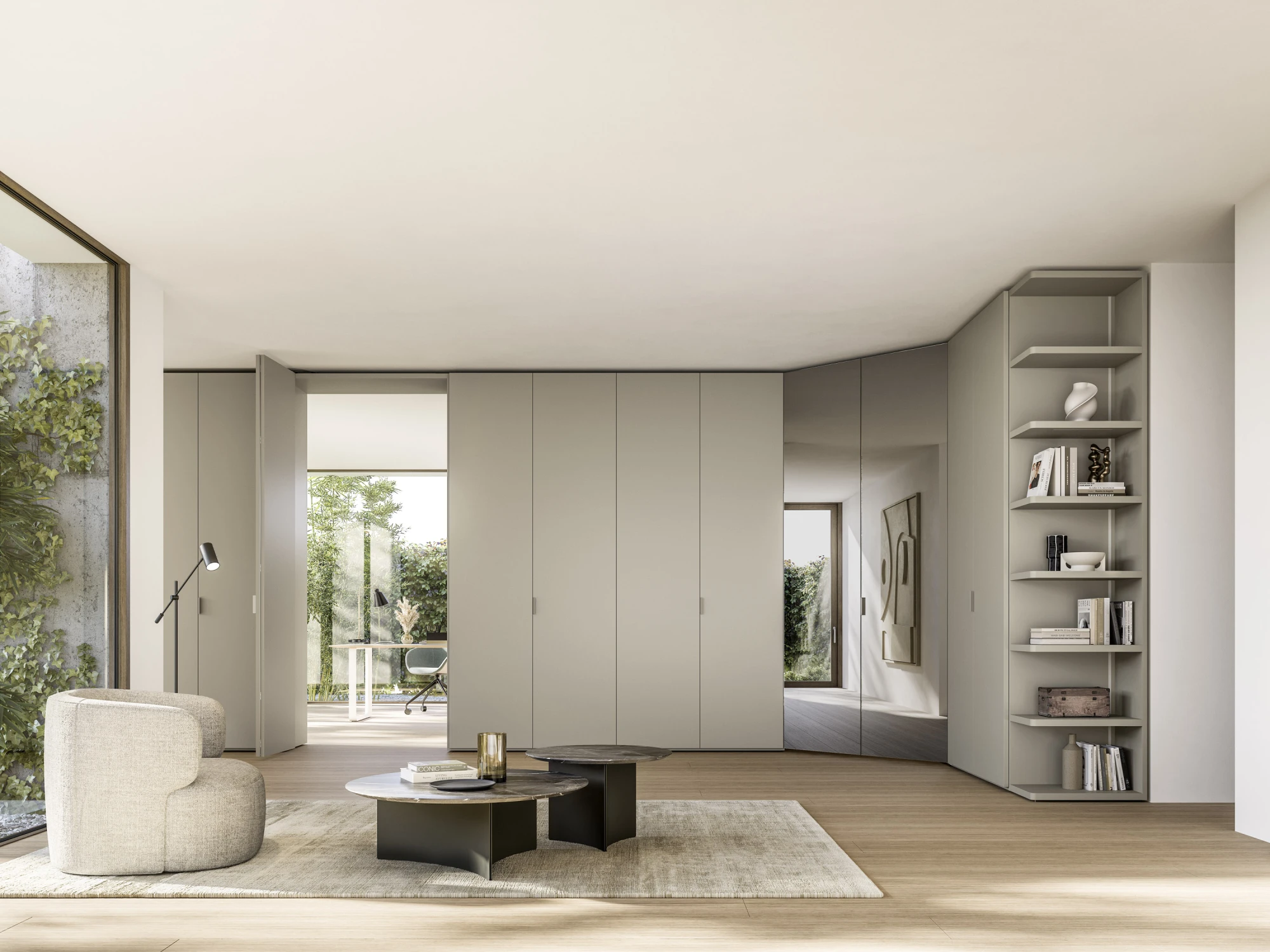 Corner and end wardrobes