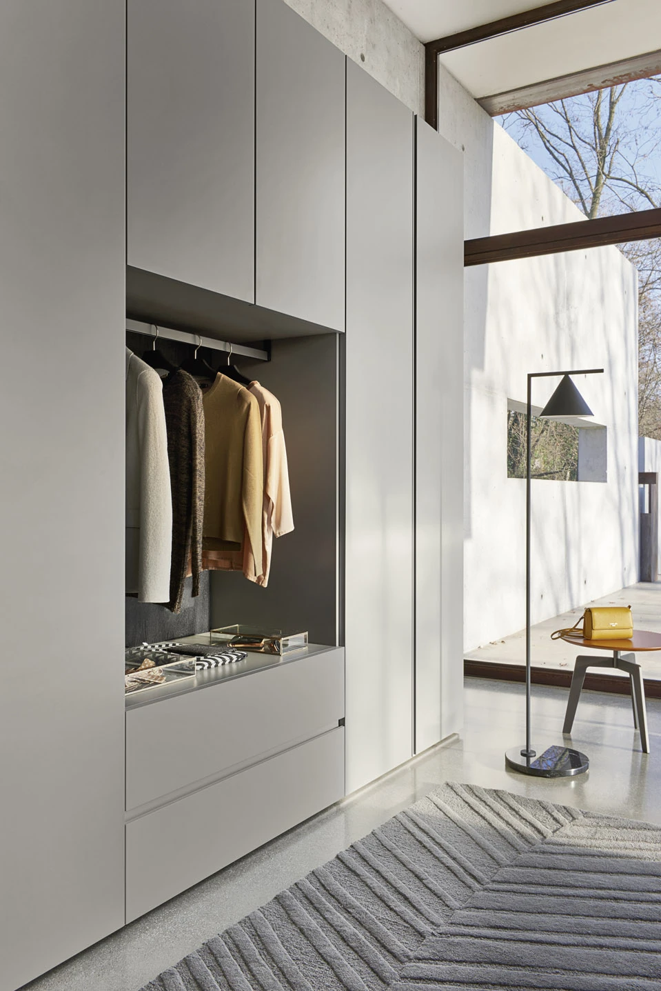 Open display cases