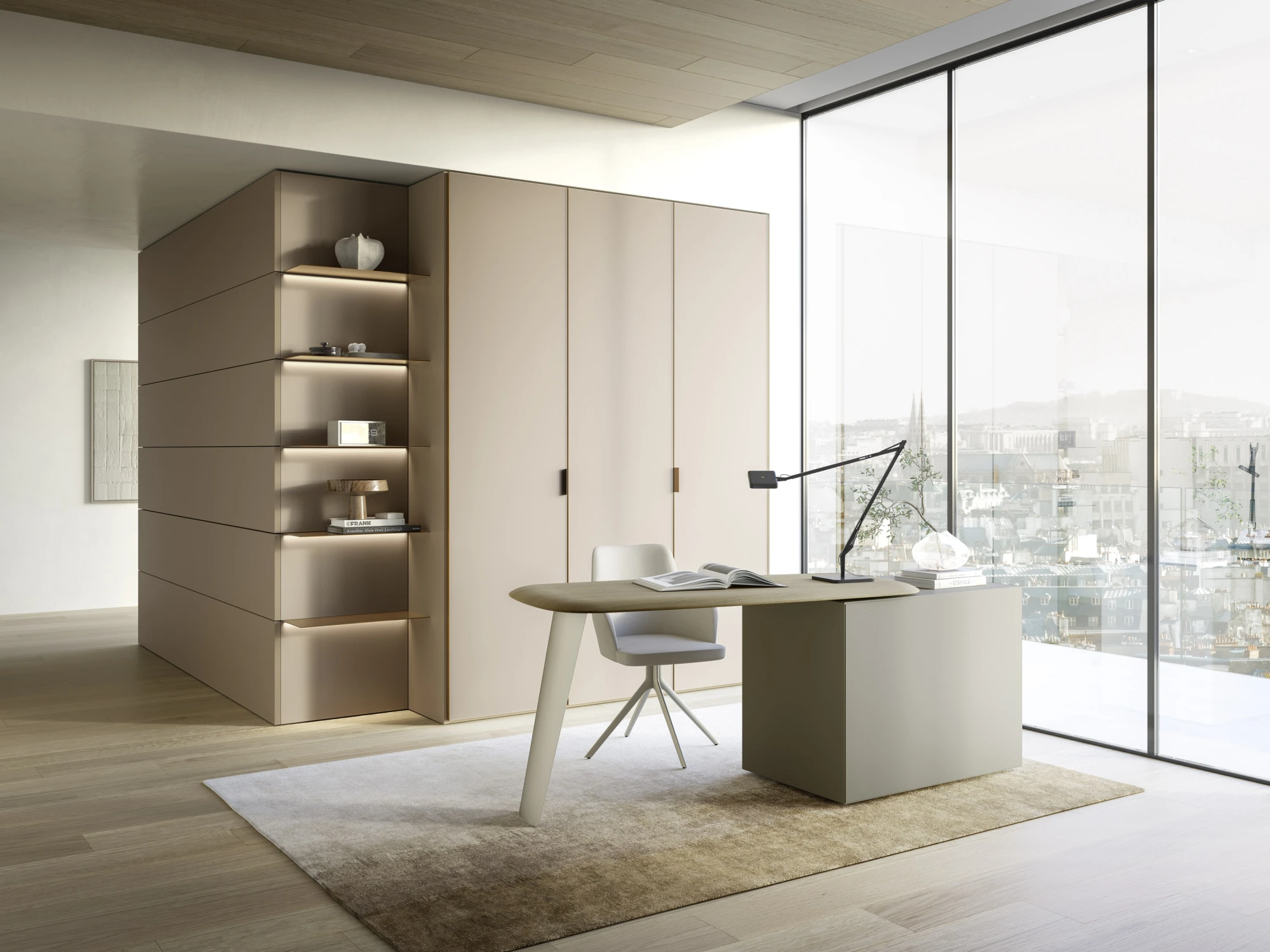 Wardrobe with Boiserie