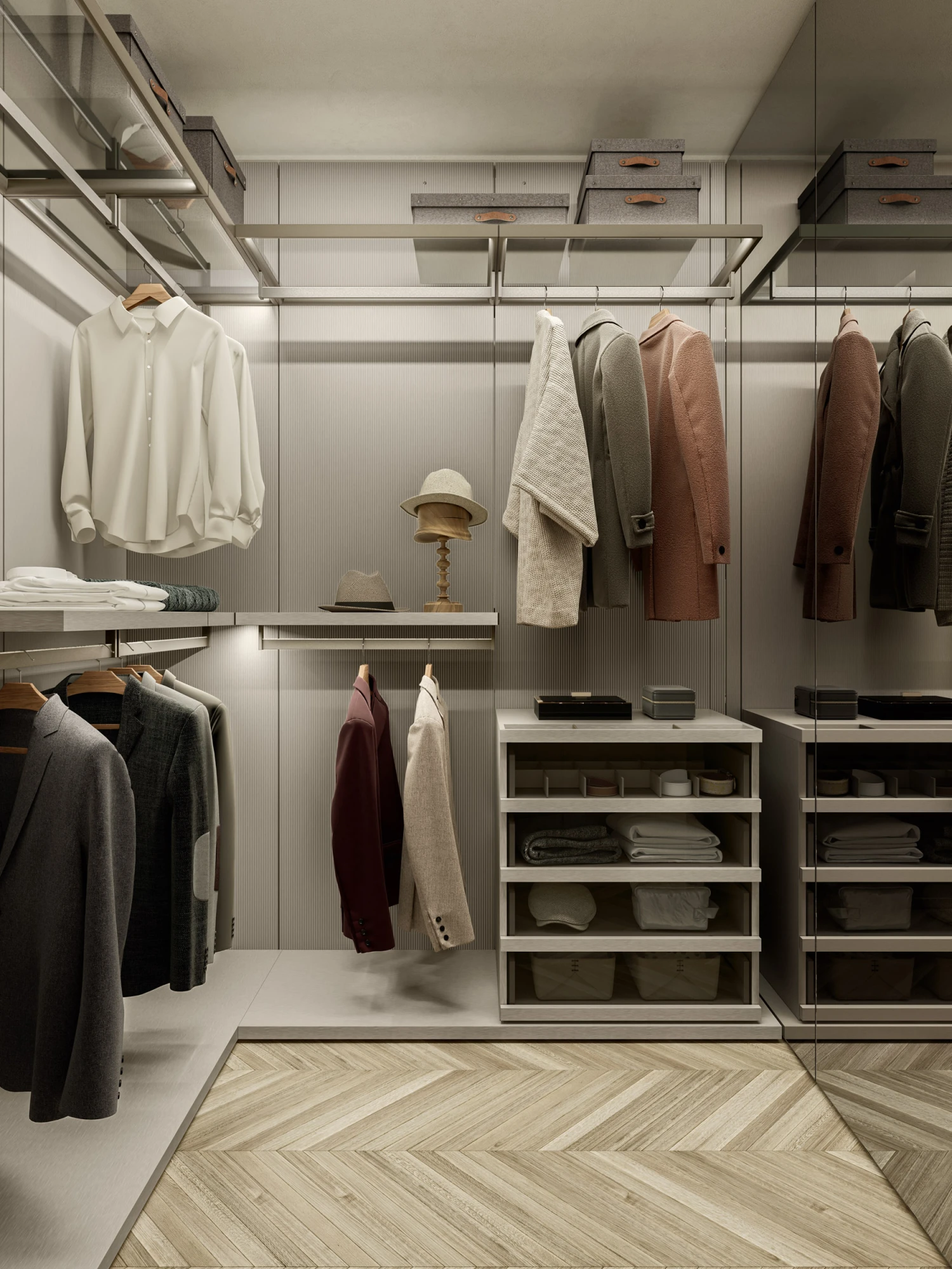 Wardrobe with Boiserie